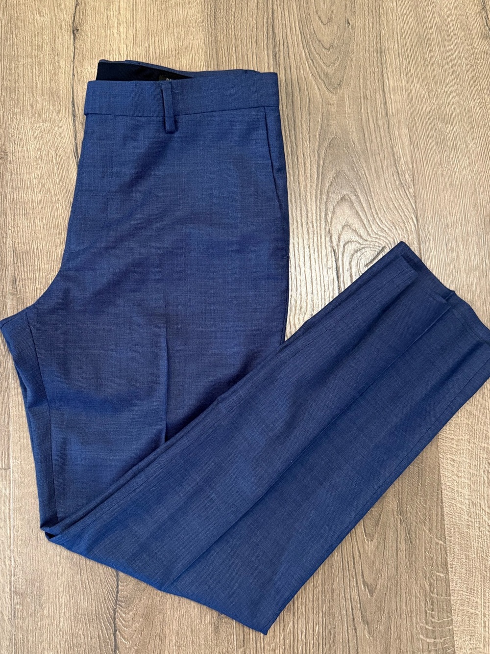 Banana Republic Navy Slim Fit Dress Trousers